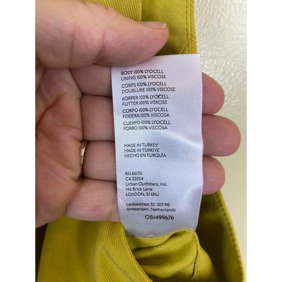 NWT FREE PEOPLE Sz 6 GABBIE VEST SUIT SET 4 PIECE VEST & TROUSER SET IN mustard - Picture 6 of 14